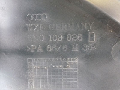 2000 Audi TT Mk1 / 8N - Engine Bay Cover Trim, Right 8N0103926D3